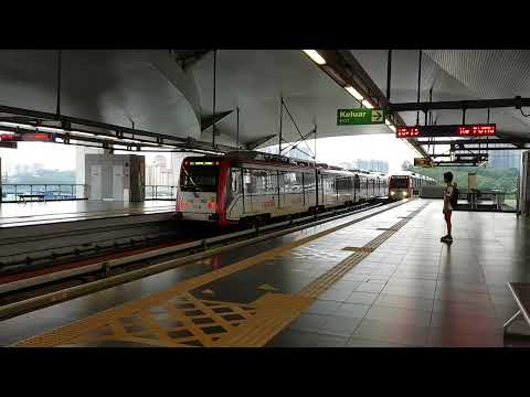 [rapidKL LRT Sri Petaling Line] CSR Zhuzhou AMY Set 11+15 at Alam Sutera Station