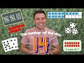 Number 14 The Number Of The Day Kindergarten Year 1