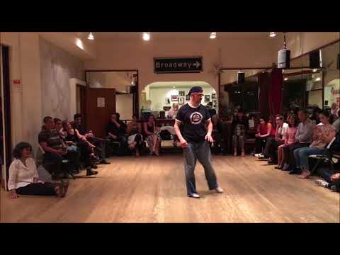 Tango Lesson: Leader's Back Enrosque with Follower's Back Hook