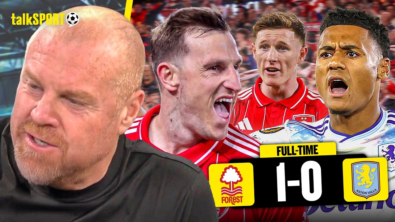 Sean Dyche REACTS to Nottingham Forest BEATING Aston Villa in their UEL Semi-Final First Leg!