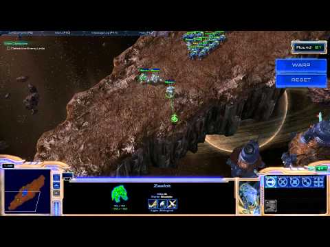 Starcraft Master Round 21 [So Many Banelings] - 2 Zealots survive