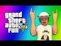 GTA 5 Online Funny Moments - Bumper Cars, Slide Glitch, Fitness Class, Titan Flying V, Quack!