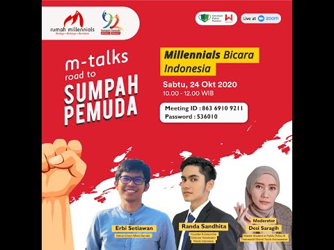 M-Talks Spesial Sumpah Pemuda - Millennials Bicara Indonesia