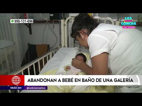 Atención inmediata a bebé recién nacida en abandono, video de YouTube