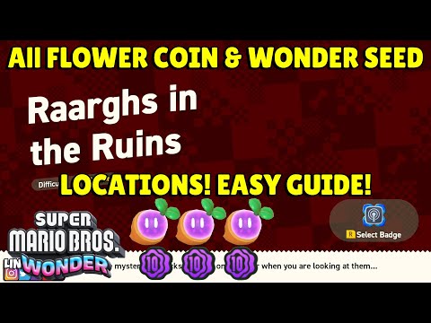 Mario Wonder | Raarghs In The Ruins Guide | Deep Magma Bog