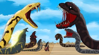 Download lagu IF EVOLUTION of PYTHON GODZILLA EARTH vs EVOLUTION of PYTHON SHIN GODZILLA: Size Comparison mp3