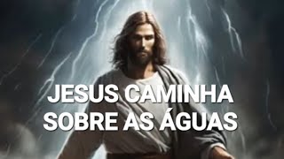 JESUS CAMINHA SOBRE AS ÁGUAS #milagresdejesus #fé #superação #Jesus #motivação #vida #esperança