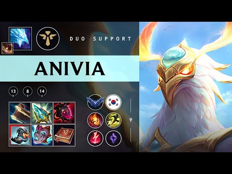 Anivia Support vs Rakan - KR Diamond Patch 25.22
