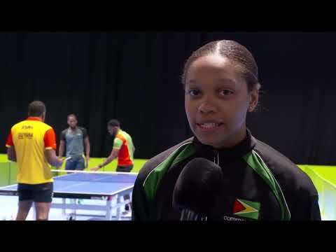 CWG: Table Tennis player Chelsea Edghill (GUY) Interview | SportsMax TV