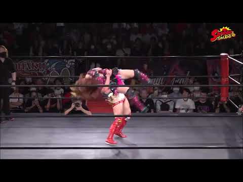 KAIRI & Sareee InSane Elbow + Uranage (Link to Match in Description)