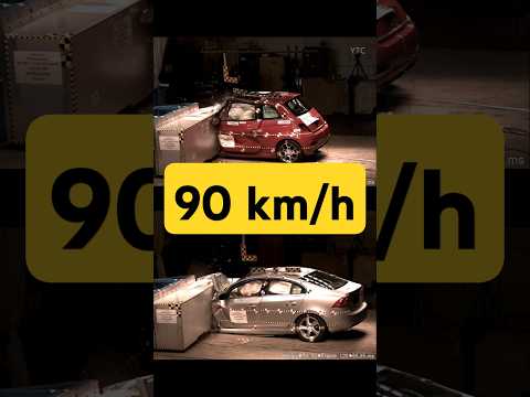 Volvo S60 vs Fiat 500 crash test