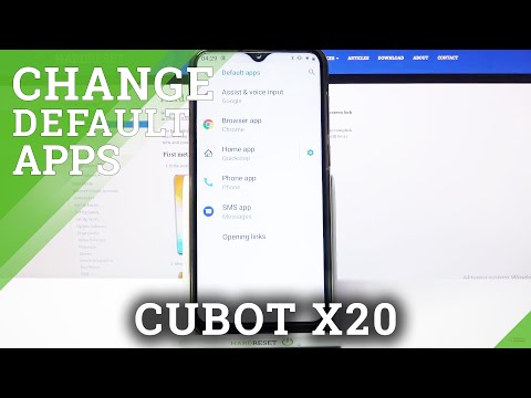 CUBOT X20 – Change & Manage Default Apps in Device Main Settings