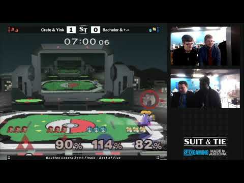 Suit and Tie Doubles Losers Semis - Crate & Yink (Red) vs Bachelor & +-= (Blue)