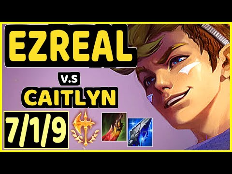 PBO (EZREAL) vs CAITLYN - 7/1/9 KDA BOTTOM ADC CHALLENGER GAMEPLAY - BR