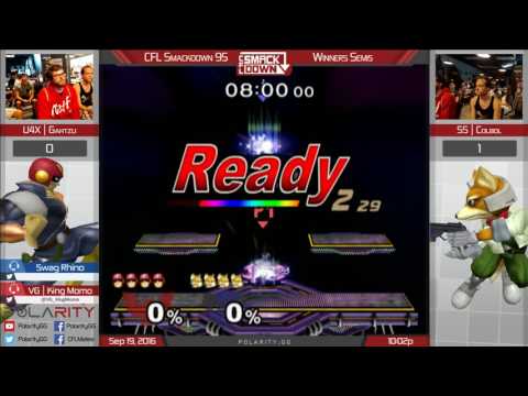 CFL Smackdown 95 Melee - U4X Gahtzu (Falcon) vs SS Colbol (Fox) - Winners Semis