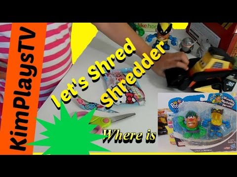 Squishy Toy Surprises and Mr Potato Head is Wolverine and The Hulk + Shredder, Megatron,Hello Kitty Video