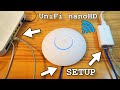 UniFi NanoHD Access Point Unboxing Installation Configuration And Test
