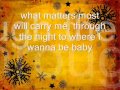 My sweet time by Alexz Johnson Lyrics on screen.wmv