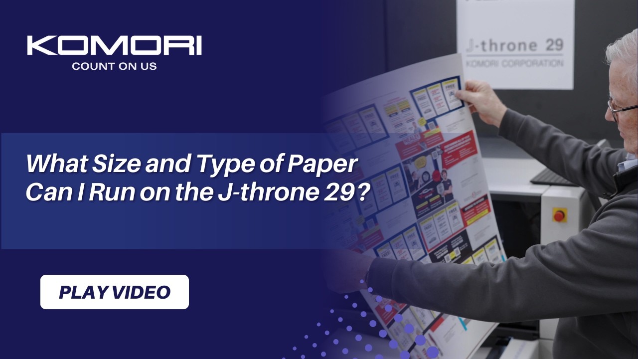 J-throne 29 Size and Type of Paper