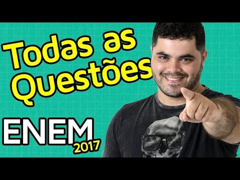 🚨 TODAS AS QUESTÕES DE MATEMÁTICA DO ENEM 2017 RESOLVIDAS | Matemática Rio