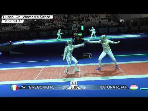 2019 742 T32 13 F S Individual Duesseldorf GER ZCH RED GREGORIO ITA vs KATONA HUN