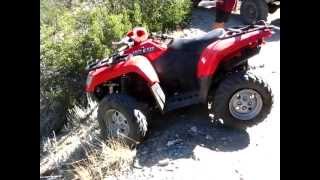 preview picture of video '05/28/12 - Queen Valley - XT250 Jump and wheelie - Quad fell off cliff'