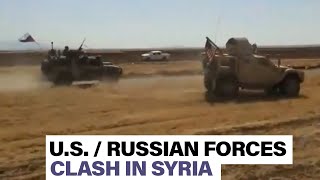 Download lagu Watch video of violent confrontation between U.S. and Russian troops in Syria. mp3