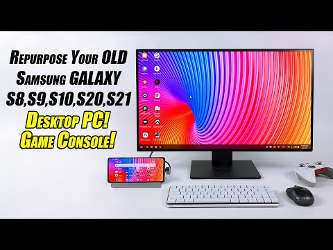 Turn Your OLD Samsung Galaxy Into A Desktop PC, Game/EMU Console! S8,S9,S10,S20,S21