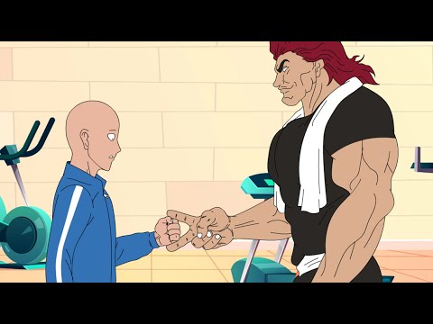 Yujiro Hanma VS One Punch Man Saitama [Fan Animation]