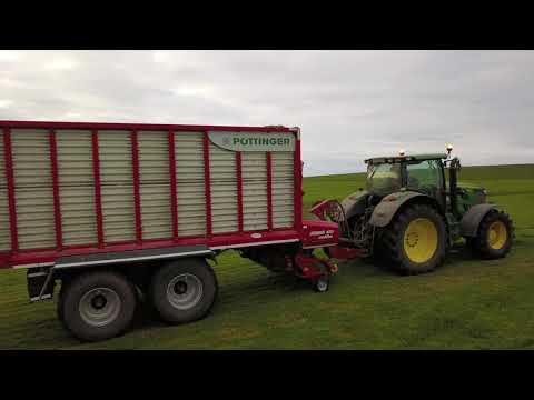 Carey Agri at silage along the Kilkee Cliffs