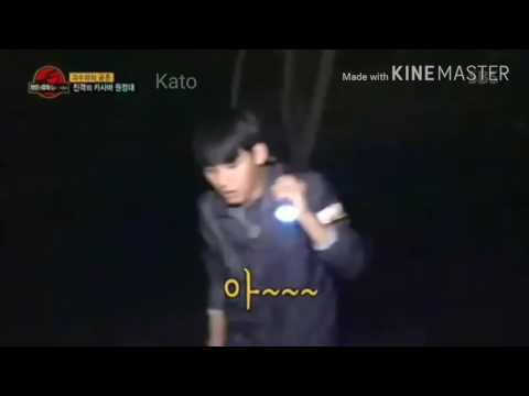 Mingyu rap in Check In but then he scream in the middle of the jungle