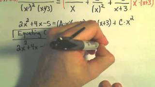 Partial Fraction Decomposition - Example 4