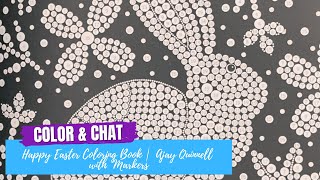 Color & Chat:  Happy Easter Coloring Book
