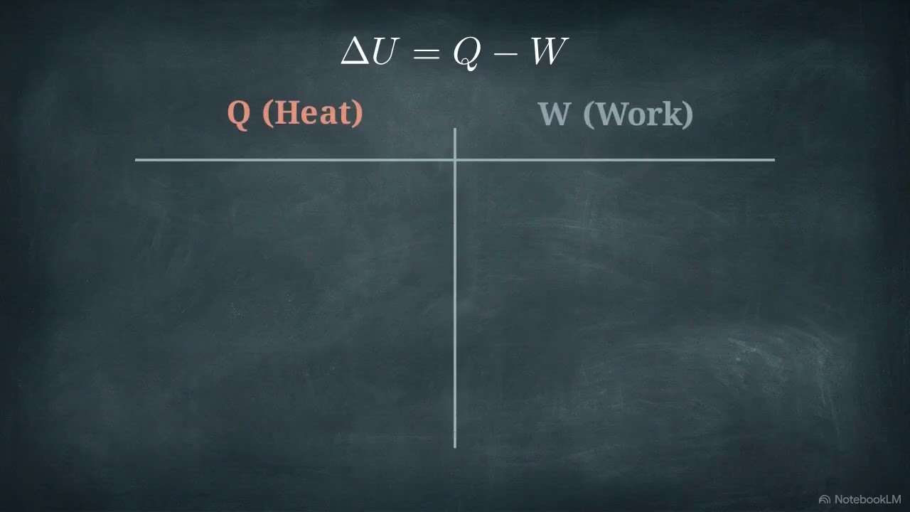 The First Law of Thermodynamics