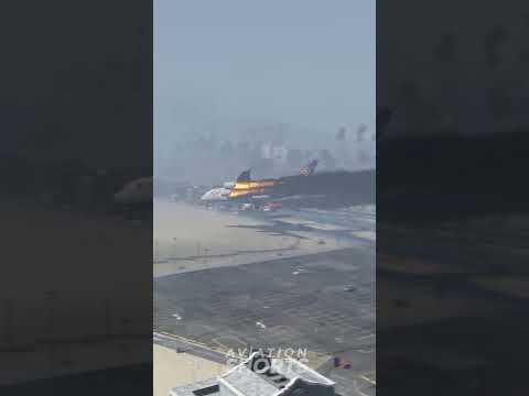 Airplane crash lands in water #shorts