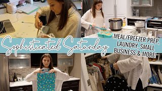 PREGNANT MOM WEEKEND // Stocking My Freezer Before Baby, Cleaning The House + Getting It All Done!