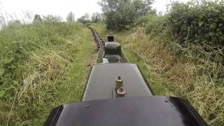 preview picture of video '5 gauge London Brighton  & South Coast Railway loco at milford track filmed with gopro'