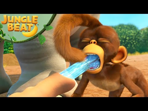 Munki becomes an elephant | Jungle Beat: Munki & Trunk | Kids Cartoon 2025
