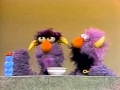 Classic Sesame Street The Two Headed Monster Blows Bubbles