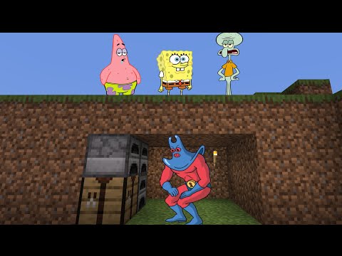 Minecraft Speedrunner Manray VS 3 Hunters