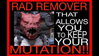 ☠️QUICK GUIDE Rad Removers FALLOUT 76 DON"T Lose Your Mutations FO76 Radiation Removal Without Loss