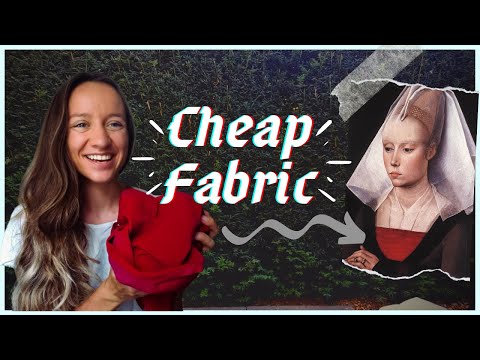 Fabric that *looks* historically accurate - (Thrift Vlog!)