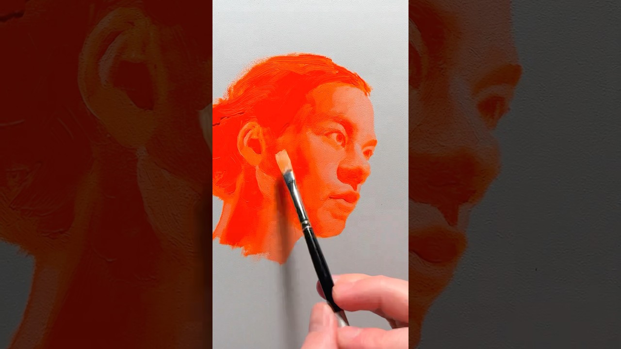 This paint is unbelievably VIBRANT #art #painting