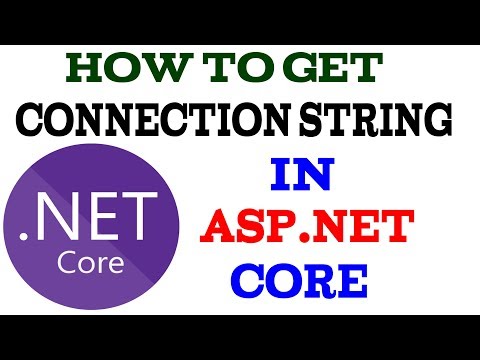 Get connection string from appsettings.json in ASP.Net Core Video