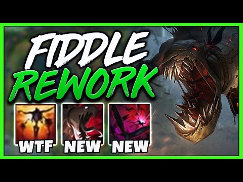 WTF!? NEW FIDDLE REWORK IS LITERALLY INSANE!! (BEST JUNGLER) - League of Legends
