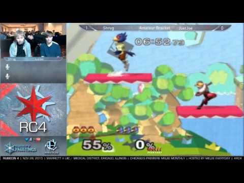 Rubicon 4 [11/28/15] - Amateur: Shrug (Sheik) vs. JustJoe (Falco)