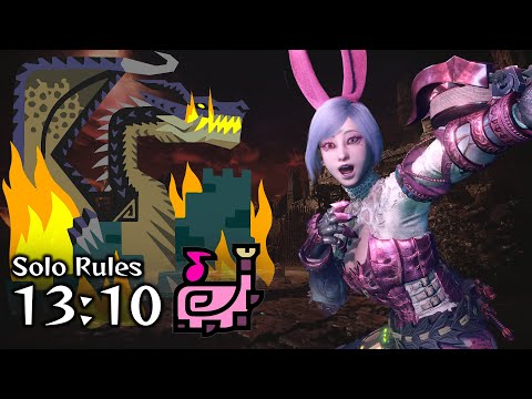 Fatalis Vs. Hunting Horn - MHW:IB - ミラボレアス 笛 ソロ【MHWI】