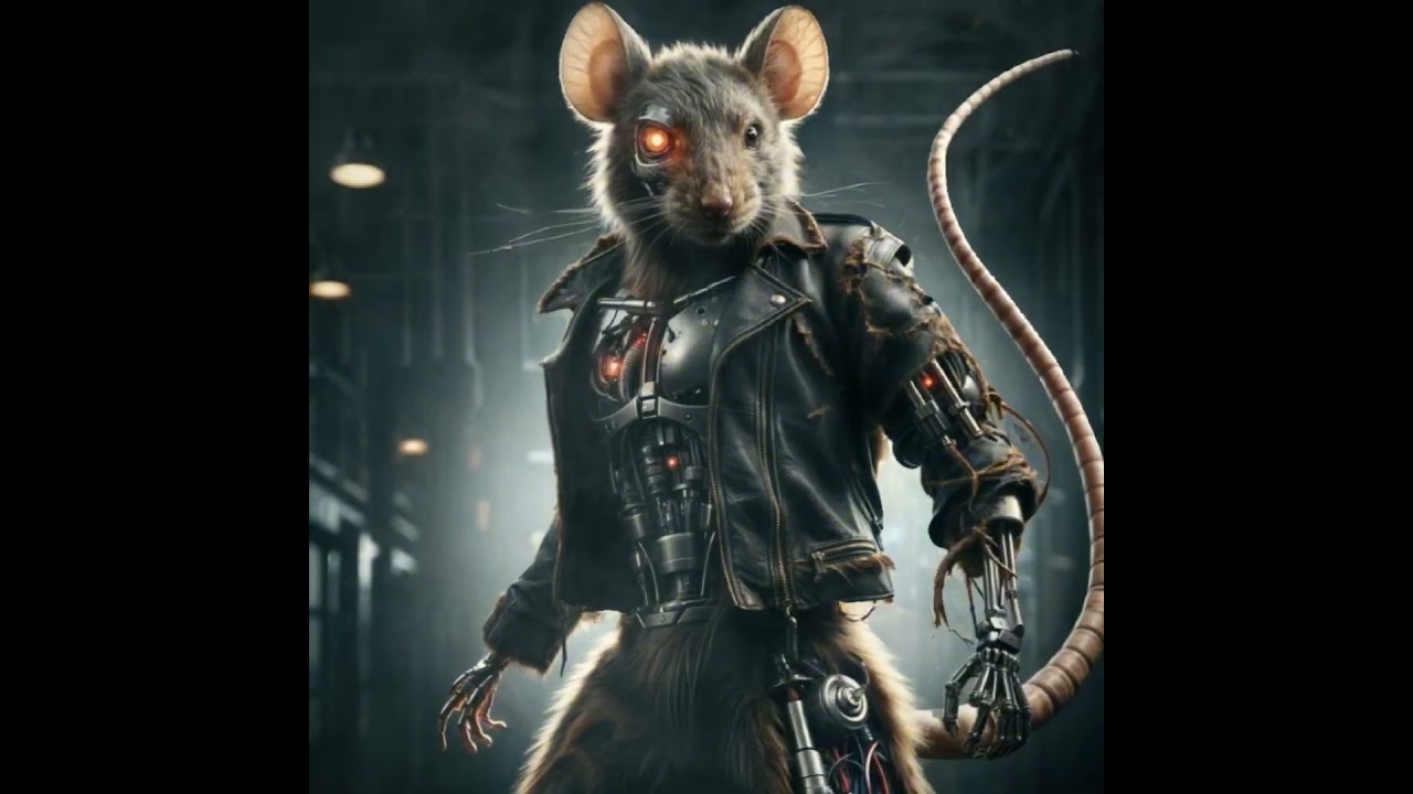 The Mouse Terminator: An AI-Generated Cyber-Rodent from the Future