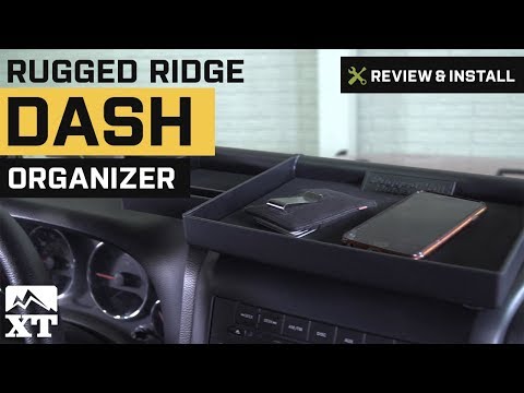 Jeep Wrangler Rugged Ridge Dash Organizer (2007-2010 JK) Review & Install