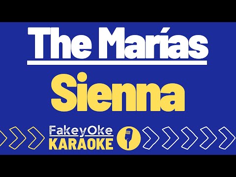The Marías - Sienna [Karaoke]